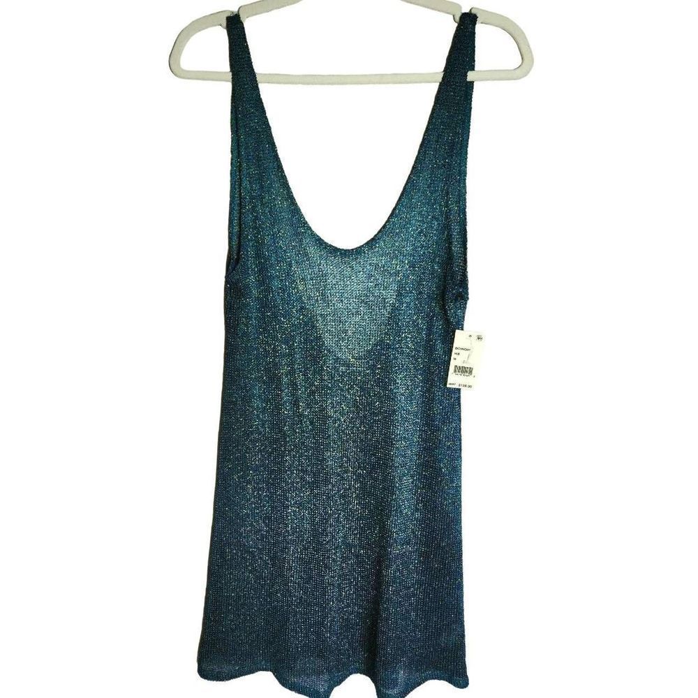 NWT BCBG shimmery teal slip dress sz M Retails for $128 | Eras Tour Taylor Swift